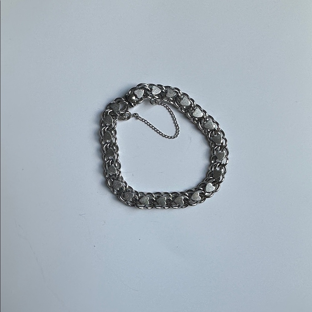 Gorgeous Sterling Silver Charm Bracelet signed RHYTHM STERLING